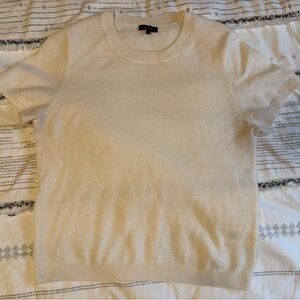 Mongolian cashmere tee—Quince size L